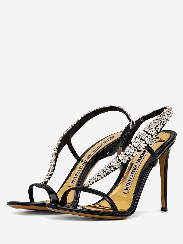 Босоножки (каблук) жен Alexandre Vauthier AVE4009-003 BLACK - 4