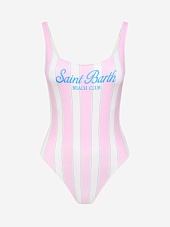 Купальник слитный жен MC2 Saint Barth LOR0001 01129L SB BEACH STRIPES 2153