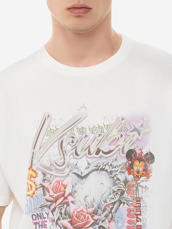 Футболка муж Ksubi MPS25TE002 bone - 5