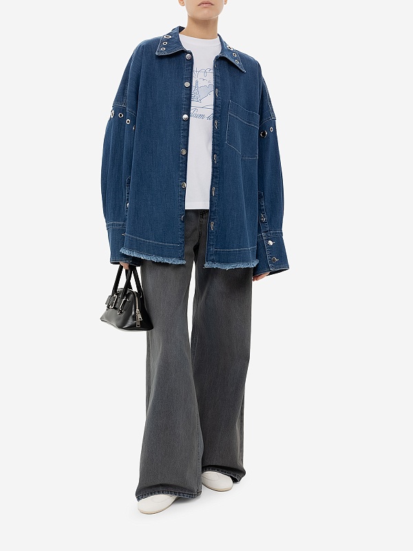 Рубашка жен ACT N°1 PFT2322U DENIM 01 BLUE - 1