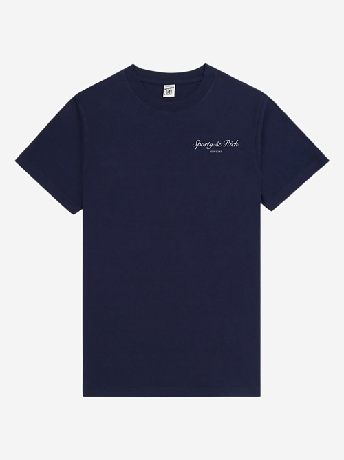 Футболка муж Sporty & Rich TO04366328BL106 Dark Navy - 0