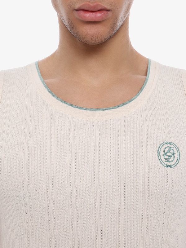 Майка муж Drôle de Monsieur K-TS319-CO267-OW OFF WHITE - 5