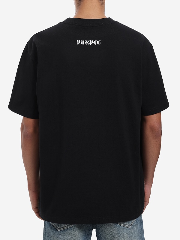 Футболка муж PURPLE P117-HBSP425 BLACK - 3