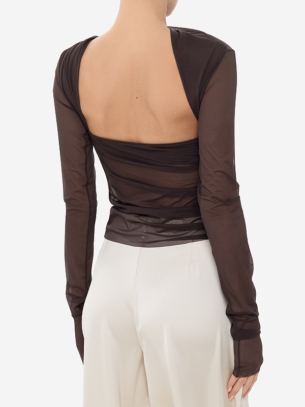 Топ жен THE ANDAMANE T170710A TJP176 COFFEE - 4