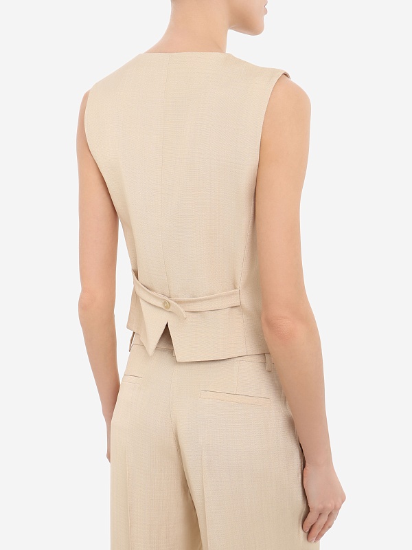 Жилет жен P.A.R.O.S.H. D410028 087 CHAMPAGNE - 5