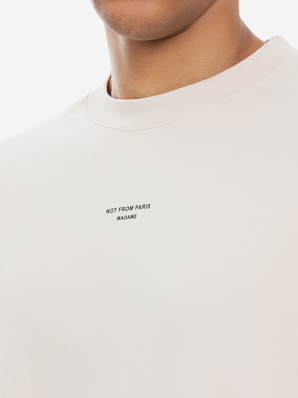 Футболка муж Drôle de Monsieur PERM-TS202-CO002-MT MASTIC - 4