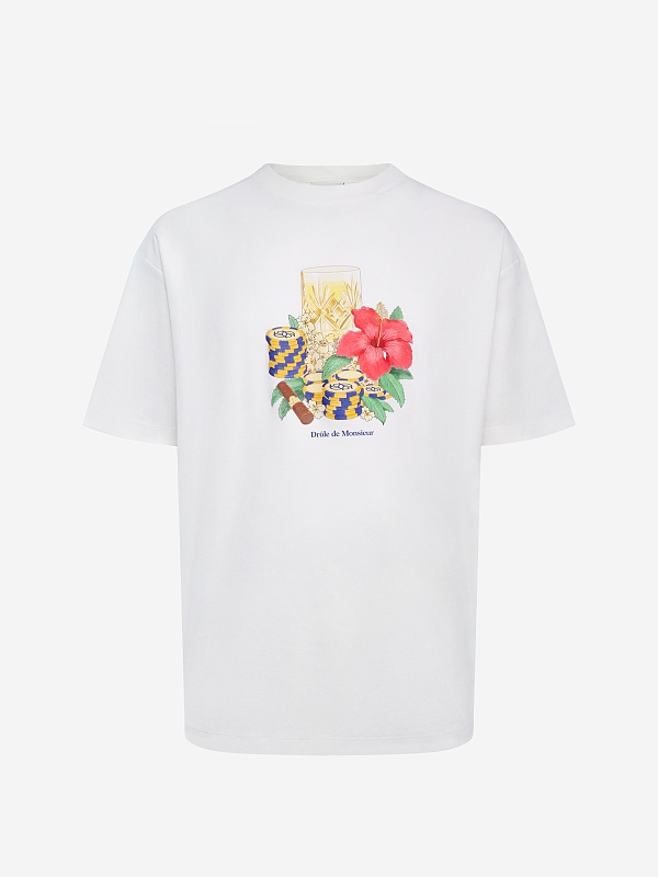 Футболка муж Drôle de Monsieur K-TS300-CO002-OW OFF WHITE - 0