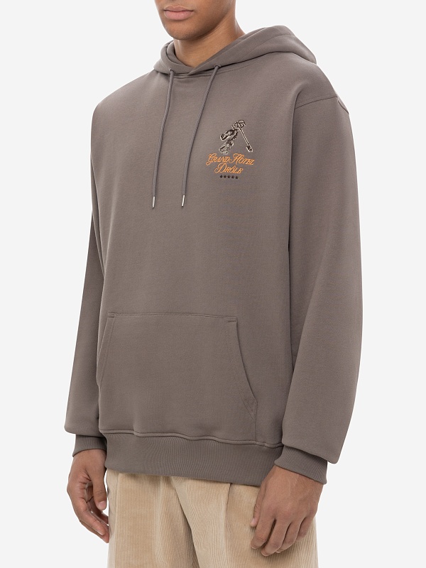 Худи муж Drôle de Monsieur H-HO184-CO127-TA TAUPE - 2