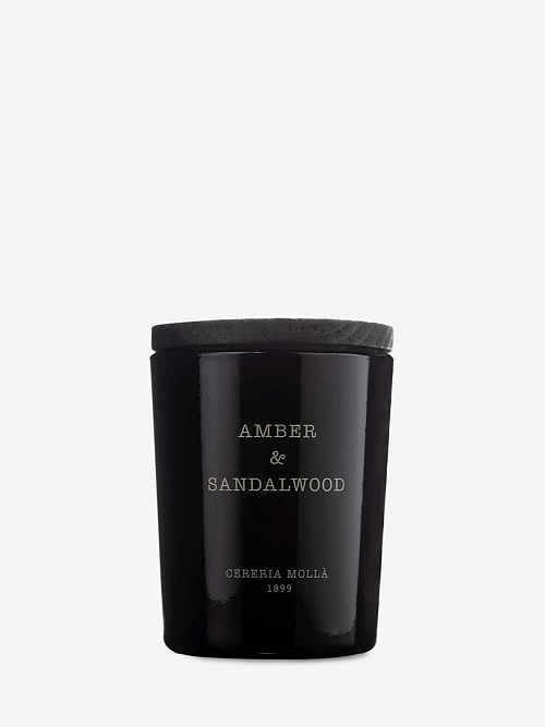 Свеча унисекс Cereria Molla 1899 MI5537 Amber & Sandalwood 70 - 0
