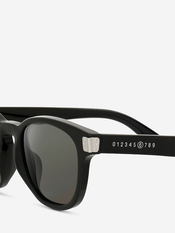 Солнцезащитные очки MM6 Lunettes 17 80W Noir - 3