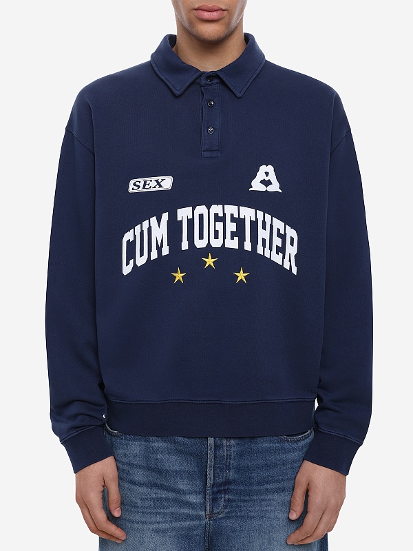 Толстовка муж Carne Bollente SS26PKN0101 Navy - 3