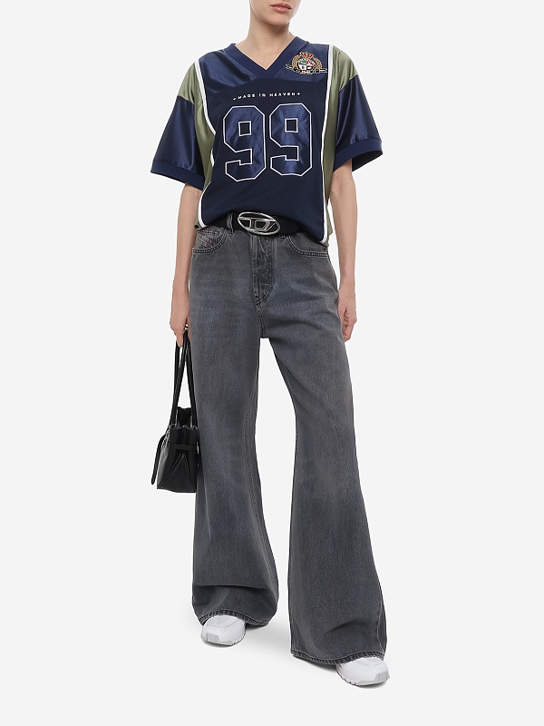 Футболка жен Ksubi WPS26FT014 navy - 1