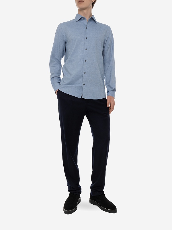 Рубашка муж AGNONA AI23PTD06U1Y_U2072 153 SKY - 2