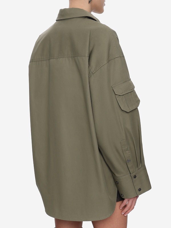 Рубашка жен Ksubi WPS26SH004 khaki - 2