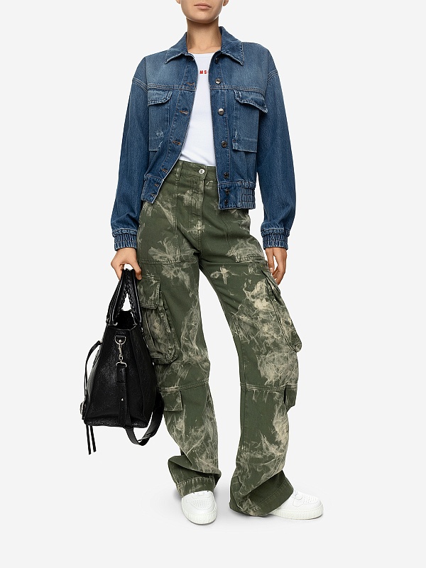 Куртка джинсовая жен MSGM 3641MDH233L 247292 89 - 2