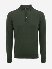 Поло с длинным рукавом муж Filippo De Laurentiis PL1ML 18021R 670 military green