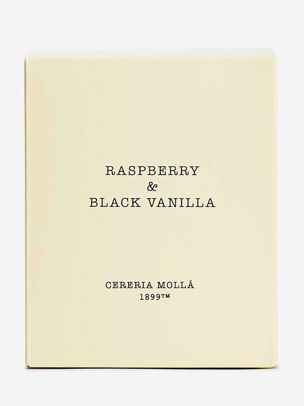 Свеча унисекс Cereria Molla 1899 5533 Raspberry & Black Vanilla 230г - 1
