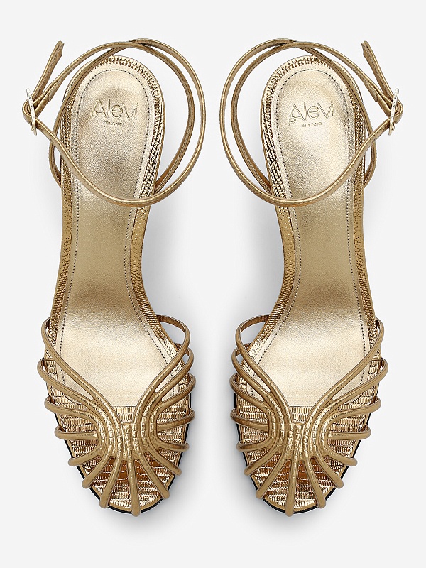 Босоножки (каблук) жен Alevi L26SC001.R.1309G03 MEKONG - 2