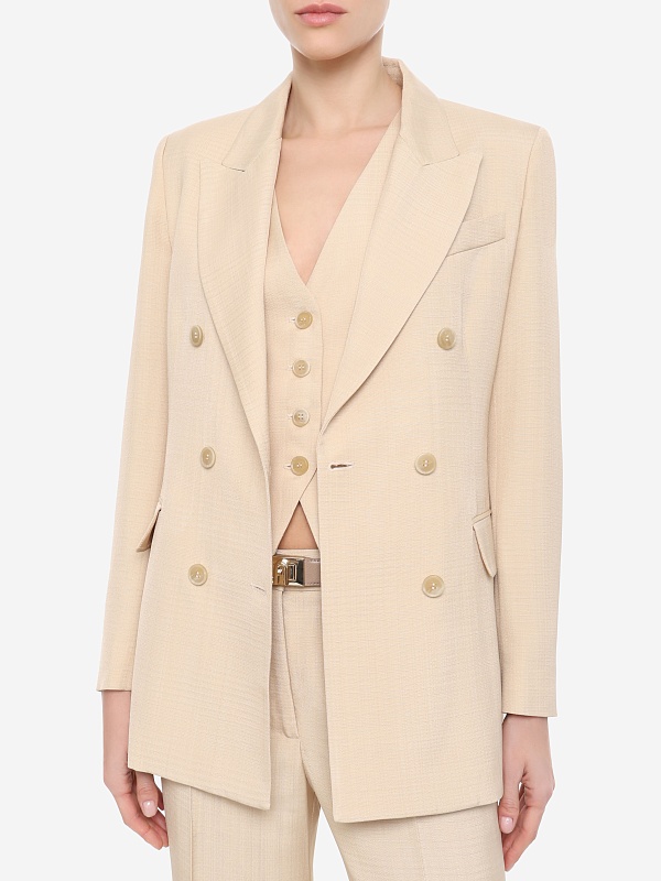 Жакет жен P.A.R.O.S.H. D420266 087 CHAMPAGNE - 3