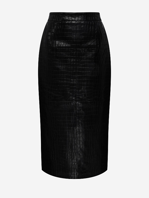 Юбка жен Burka etk-22/1 Черный кроко - 5