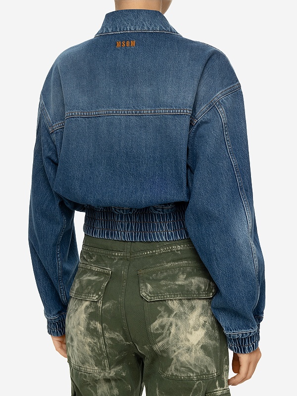 Куртка джинсовая жен MSGM 3641MDH233L 247292 89 - 4