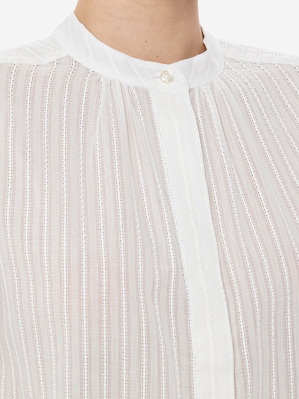 Блуза жен Officine Generale S24WSHI012 WHITE - 5