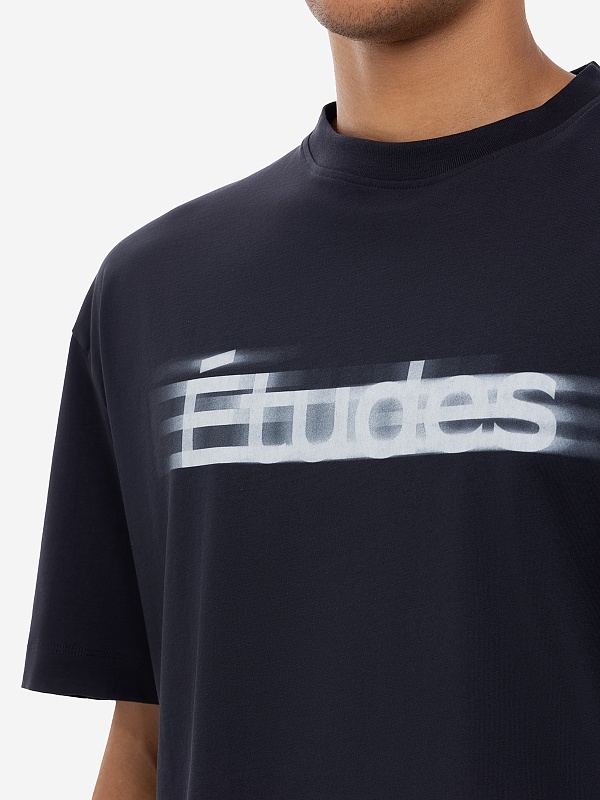 Футболка муж Etudes Studio SPIRIT ETUDES BLUR Navy - 5