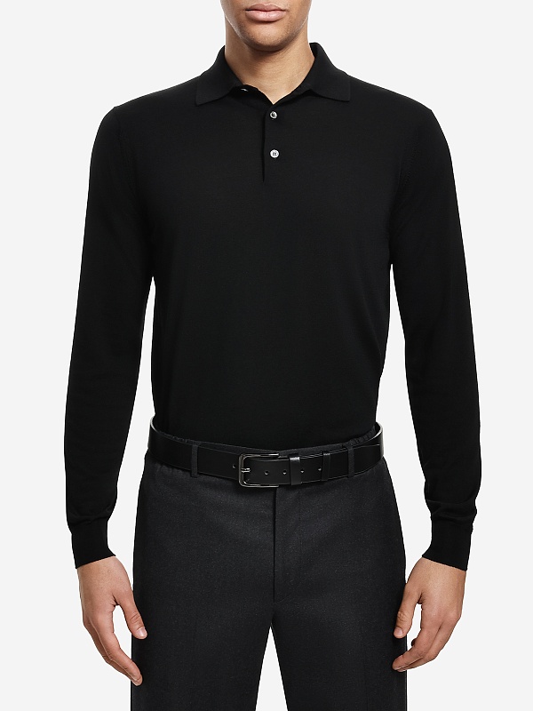 Поло с длинным рукавом муж Filippo De Laurentiis PL1ML RM16R 990 - 3