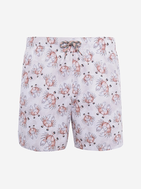 Плавки муж Emporio Armani EM000583 AF20447 F1062 CREAM PRINT CRABS - 0