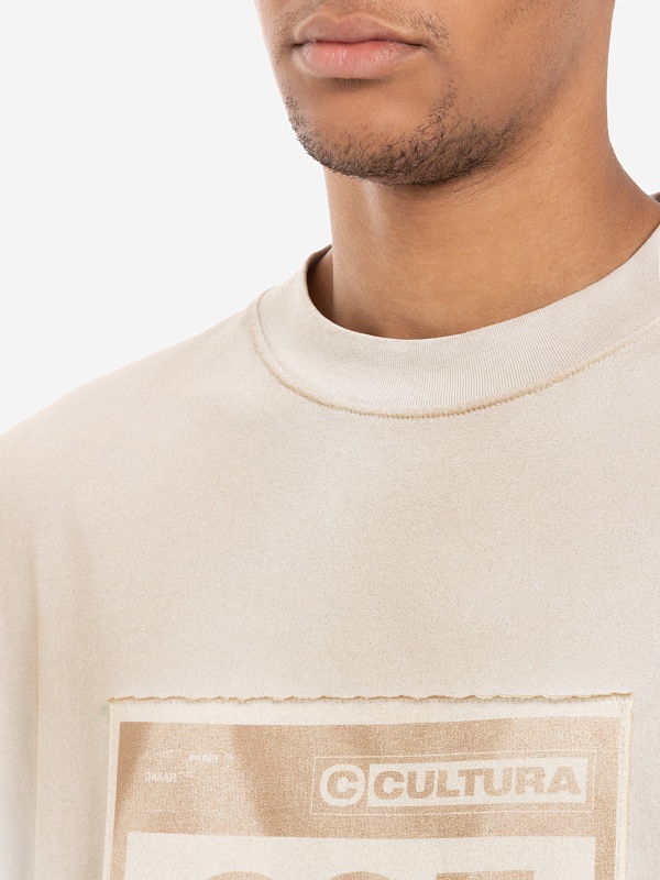 Футболка муж CULTURA S25CULT_A002 DIRTY WHITE - 5