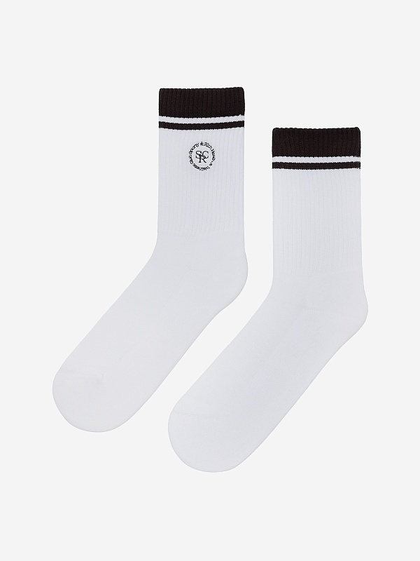 Носки жен Sporty & Rich AC02765305WH11 White/Chocolate - 1