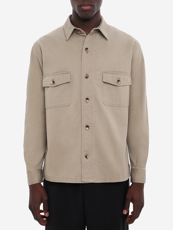 Рубашка муж Tonywack BF12SH301 BEIGE - 3