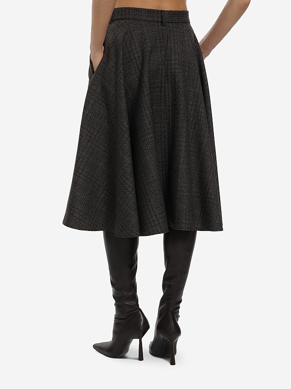 Юбка жен Officine Generale W25WSKT154 ICEDCOF/DKBRWN/ECRU - 2