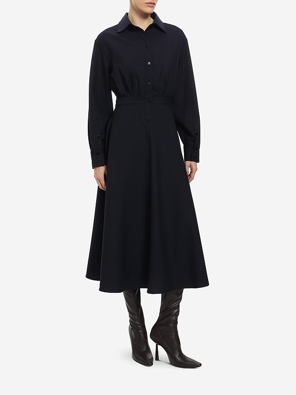 Платье жен Officine Generale W25WDRS104 DARK NAVY - 2