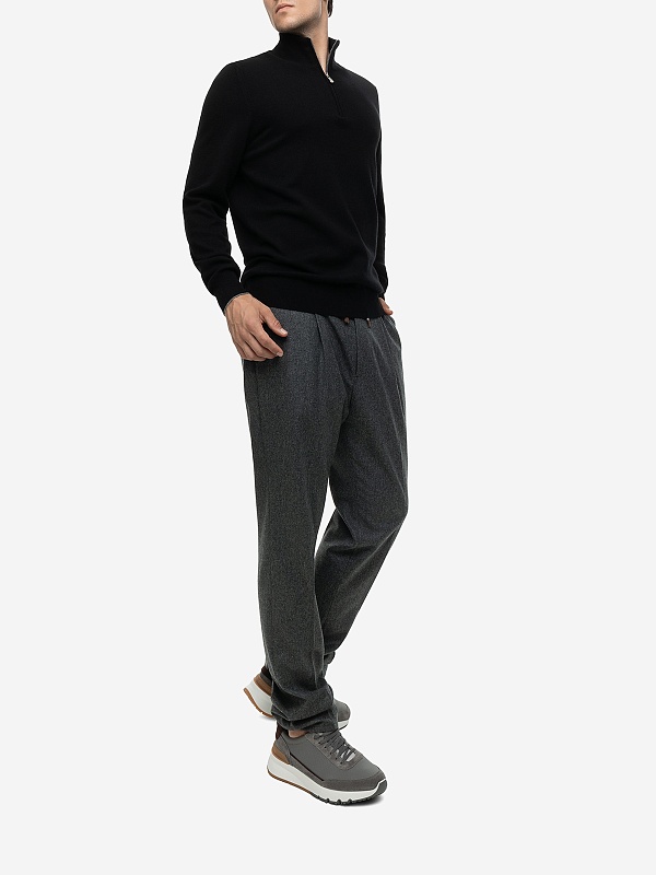 Свитер муж Brunello Cucinelli M2200124 NERO - 1