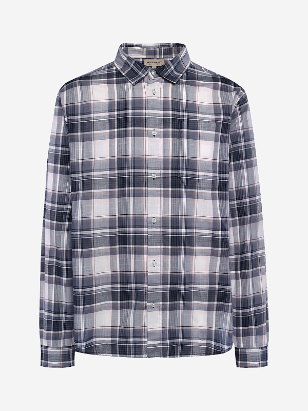 Рубашка муж Woolrich CFWOSI2023MRUT5321 LIGHT BLUE CHECK - 0