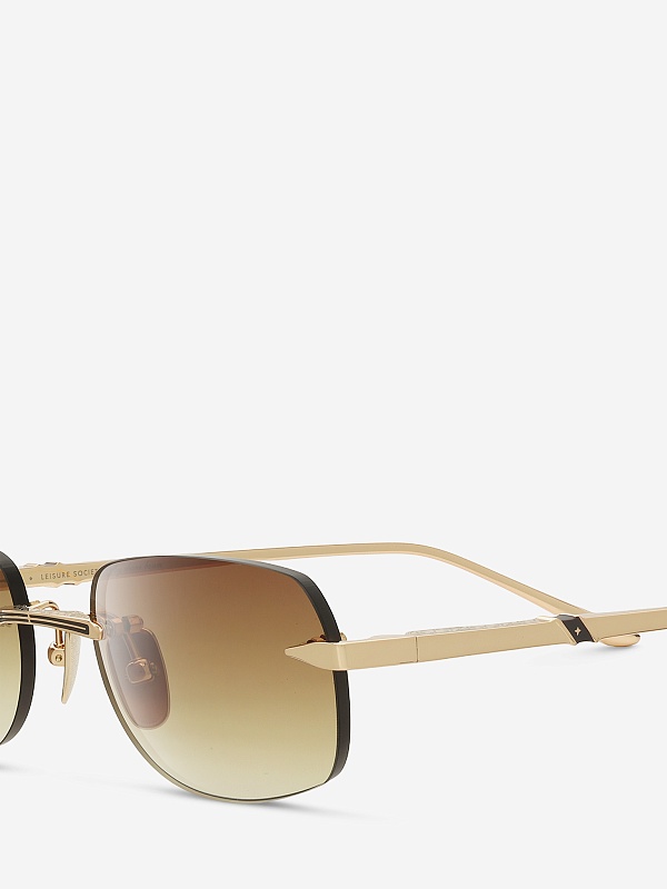 Солнцезащитные очки Leisure Society LS Meursault 18K GOLD Brown Gradient 54 18 145 - 3