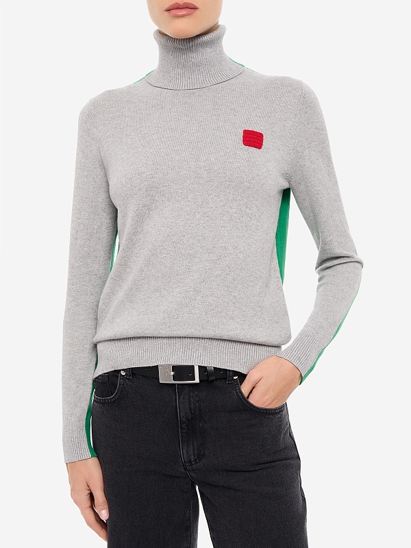 Водолазка жен MAX&CO 2626366023200 001 MELANGE GREY - 3