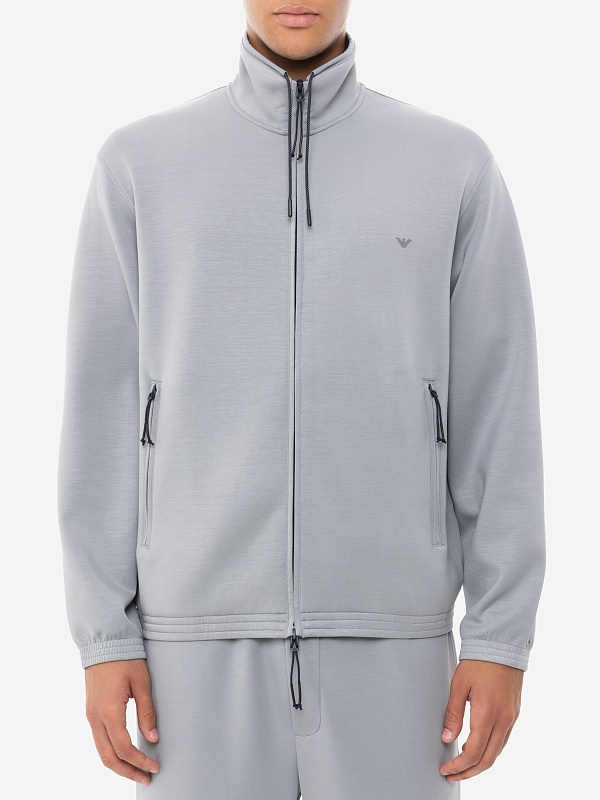 Толстовка на молнии муж Emporio Armani EM000083 AF10103 U8060 MONUMENT - 2