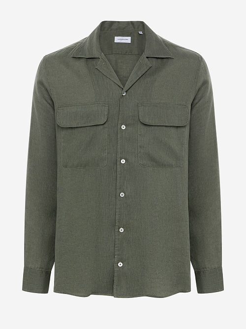 Рубашка муж TAGLIATORE ROWAN 740005 V1283 678 VERDE - 0