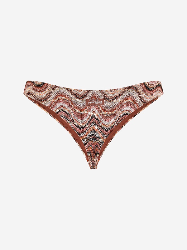 Трусы жен MC2 Saint Barth NAO0001 07725L RACHEL PAILLETTES SEA WAVE 18 - 1