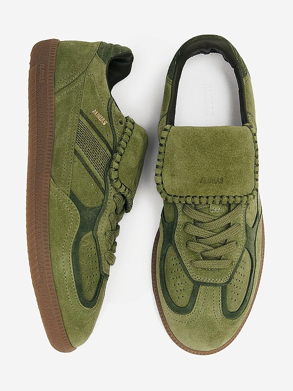 Кеды муж ALOHAS S100917-03 Suede Green - 2