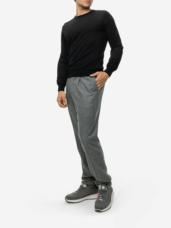 Свитер муж Brunello Cucinelli M2300100 NERO - 1