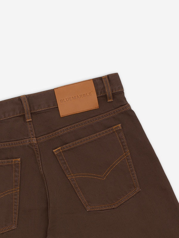 Джинсы муж Bluemarble PA66 TW27A24 BRO BROWN - 4