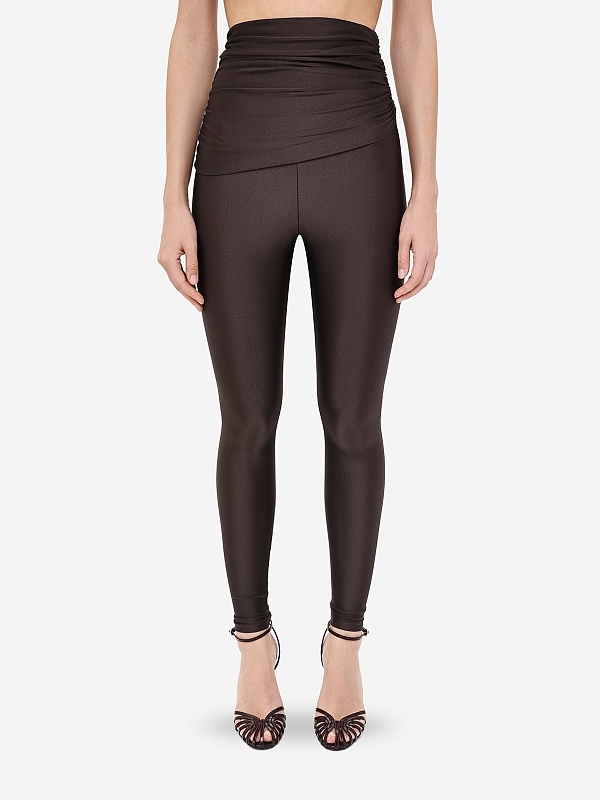 Леггинсы жен THE ANDAMANE T180414A TJP062 DARK BROWN - 2