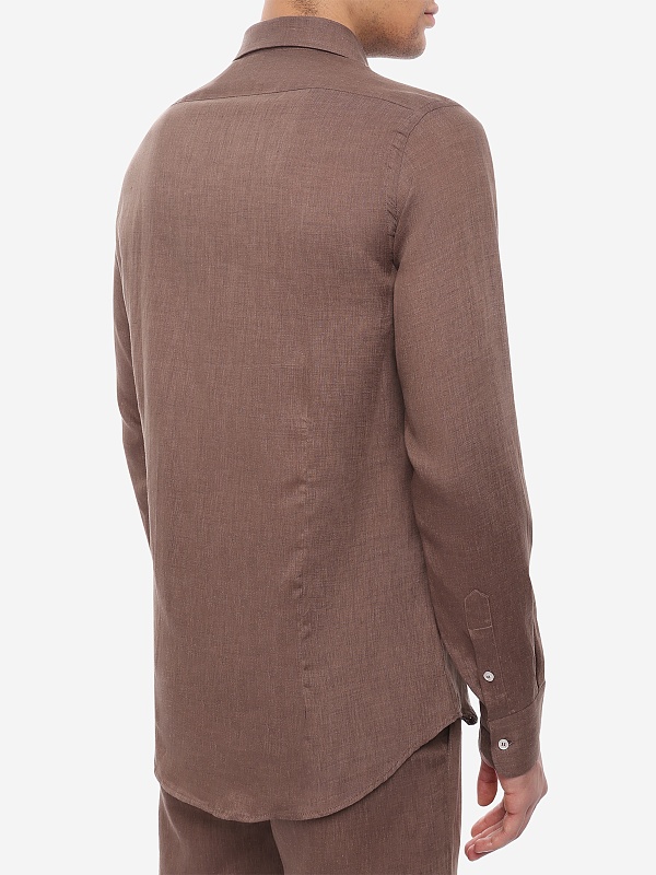 Рубашка муж Fefe Napoli CL77 BROWN - 5