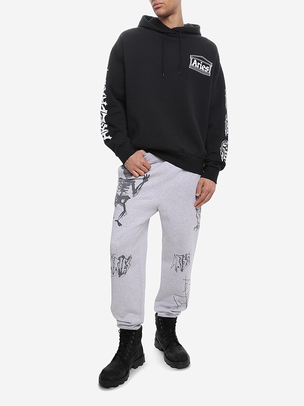 Худи муж Aries AR2001505 BLACK - 1