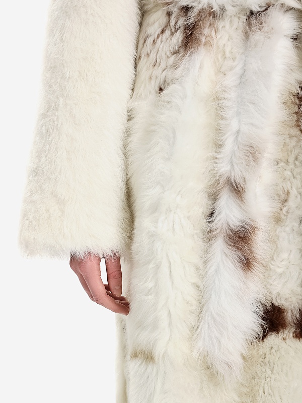 Дубленка жен Burka AN-3345FP/115BU Белый - 4