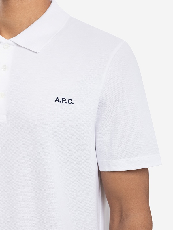 Поло муж A.P.C. COGWZ-H26342 AAB WHITE - 4