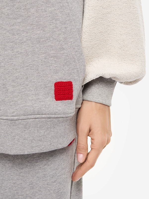 Худи жен MAX&CO 2626926023200 001 MELANGE GREY - 5